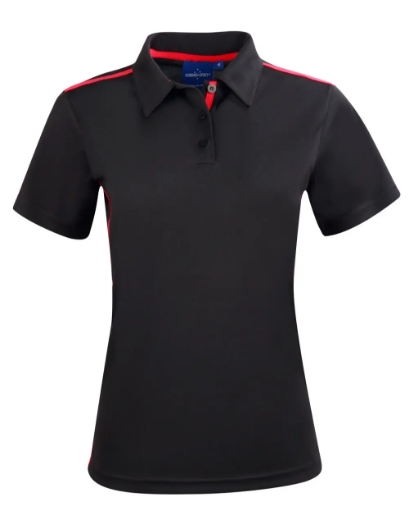 Picture of Winning Spirit, Ladies Rapid Cool S/S Contrast Polo